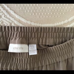 Chico’s Dressy Pants, Tan Chico’s size 1.5.
